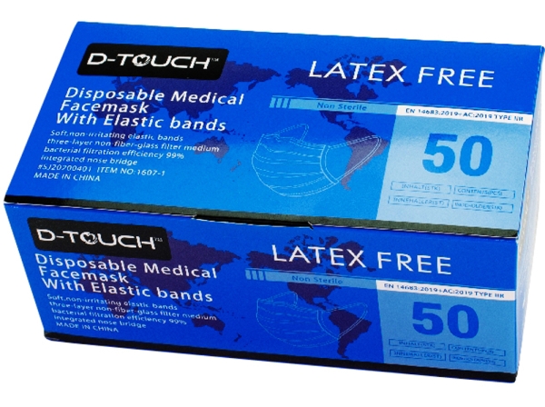 d-touch mouthguard zielony latexfree 50szt.